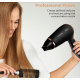 Carmen Noir 1200W Travel Hair Dryer - Black and Copper